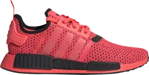 Adidas NMD_R1 Knit 'Signal Pink' sneakers, pink