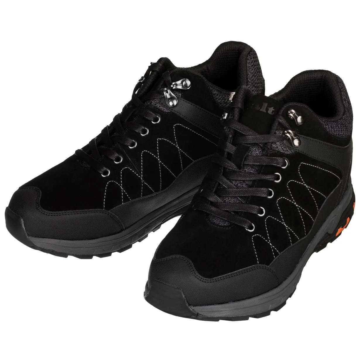 CALTO - H75470 - 3.2 Inches Taller (Black) - Hiking Style Boots