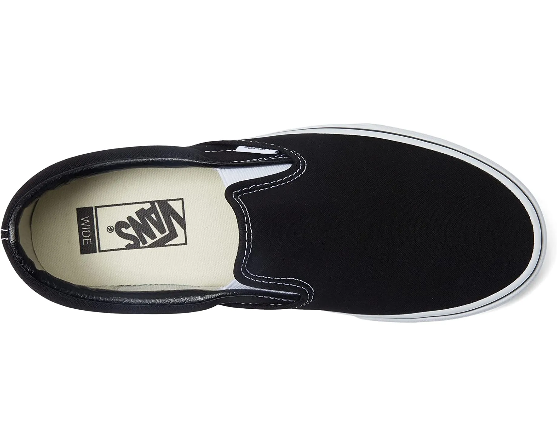 Classic Slip-On Wide Vans, black