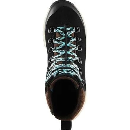 Danner Women's Arctic 600 Boots with Side Zip, Black/Spark Blue