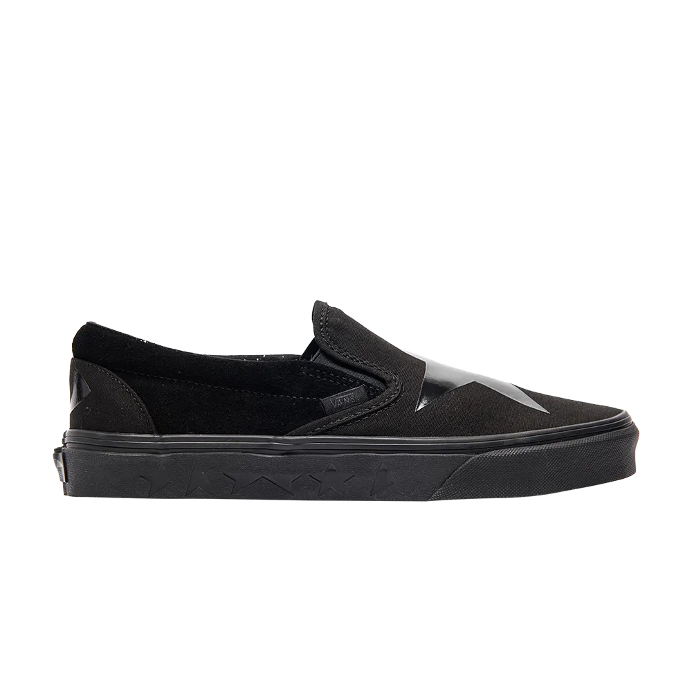 David Bowie x Slip-On Vans sneakers, black