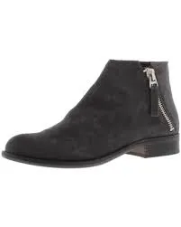 DOLCE VITA - VESA GRAY SUEDE ZIP BOOTS **FREE SHIPPING**