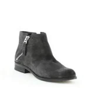 DOLCE VITA - VESA GRAY SUEDE ZIP BOOTS **FREE SHIPPING**