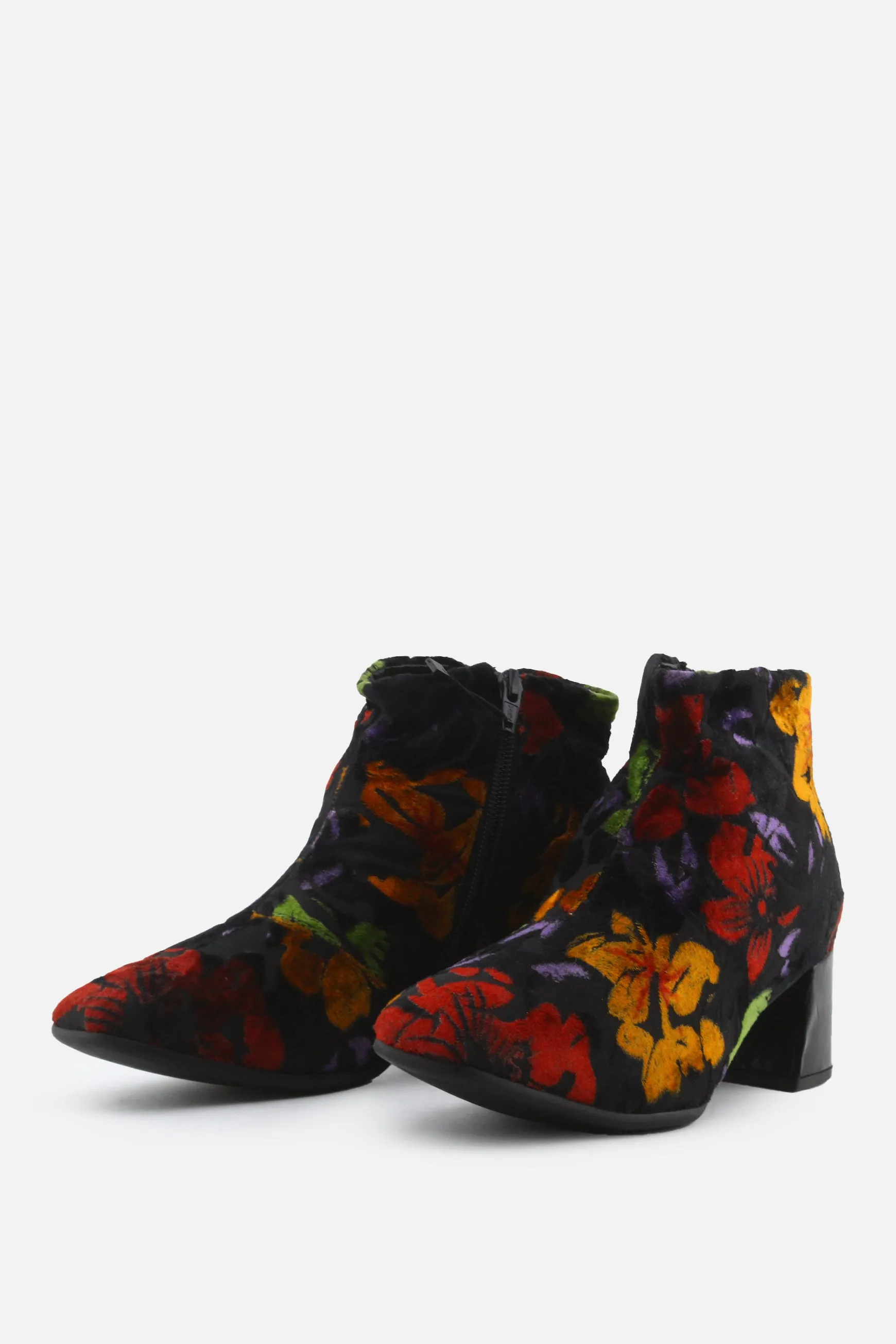 Gabor Zipper Block Ankle Boots | Suede