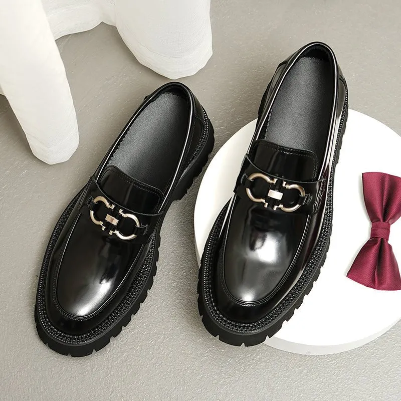 Hazel Luxe Platform Slip-on Loafers