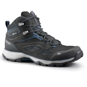 Hiking Boots Waterproof Men's Khaki MH100 MID Quechua