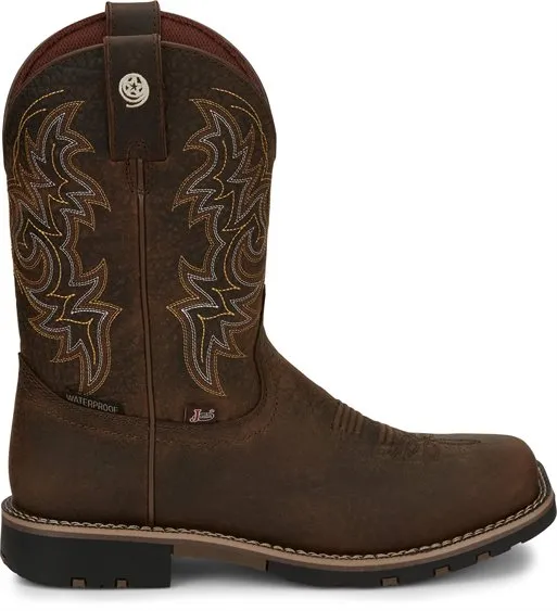 JUSTIN MEN'S GEORGE STRAIT WATERPROOF WESTERN BOOT - GR9050