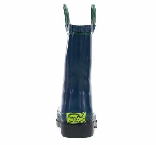 Kids Firechief 2 Rain Boot - Navy