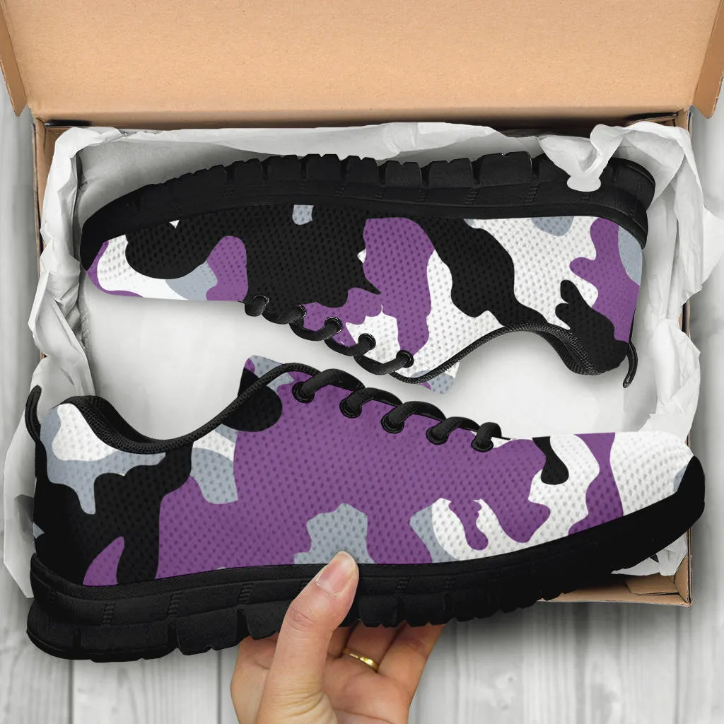 Knit Sneakers_Military Purple_Camo