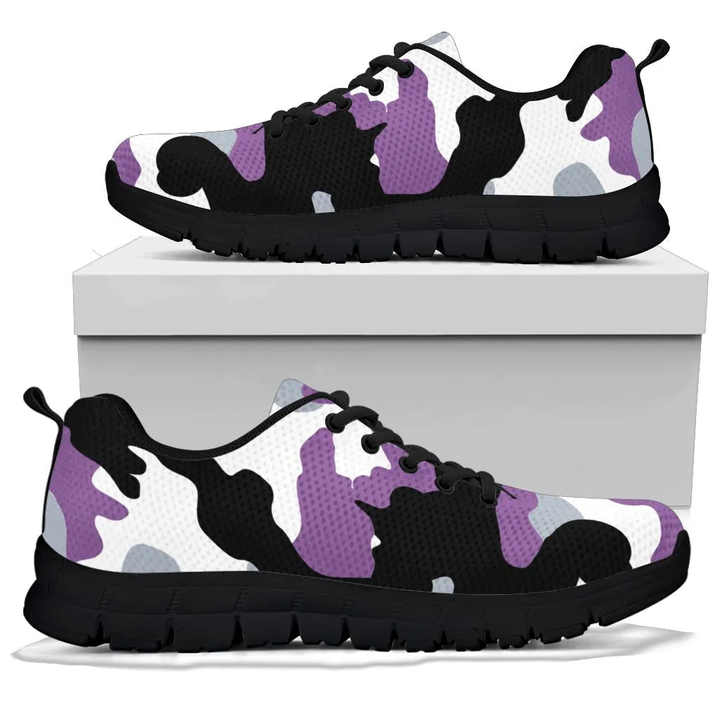 Knit Sneakers_Military Purple_Camo