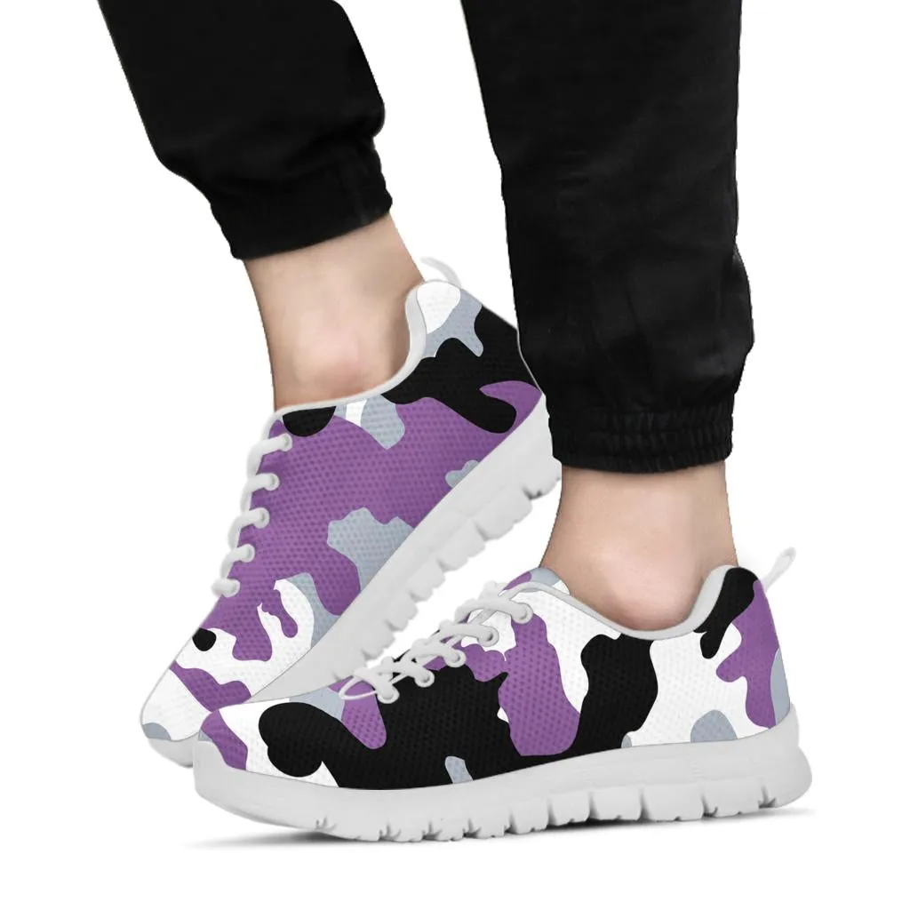 Knit Sneakers_Military Purple_Camo