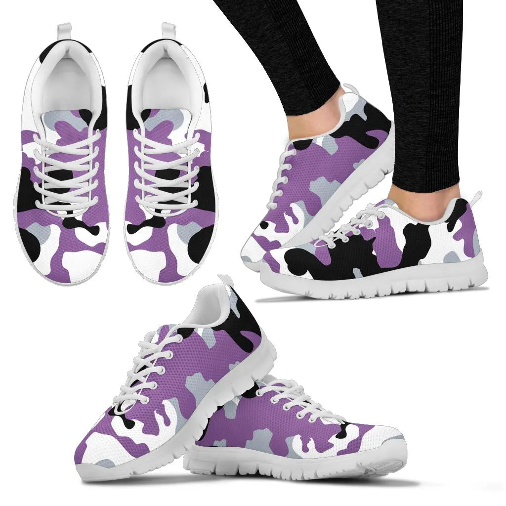 Knit Sneakers_Military Purple_Camo