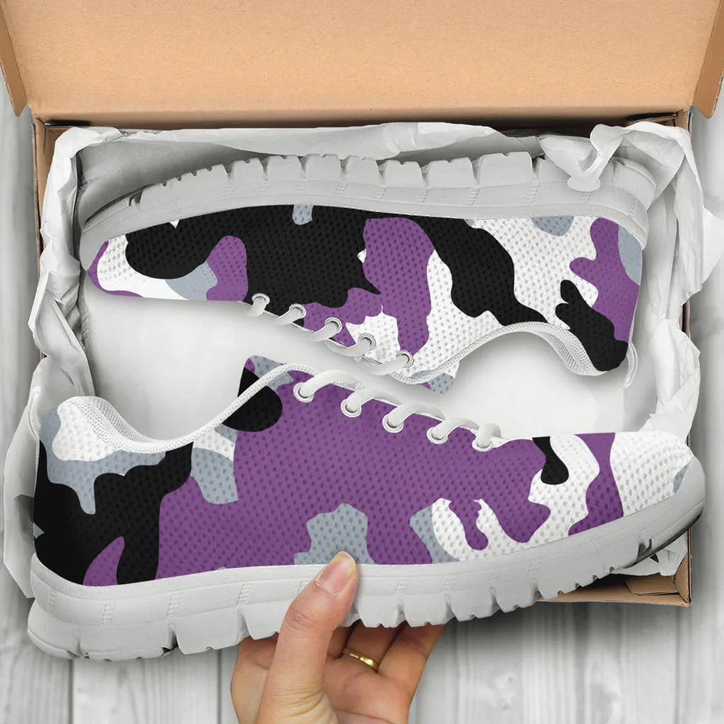 Knit Sneakers_Military Purple_Camo