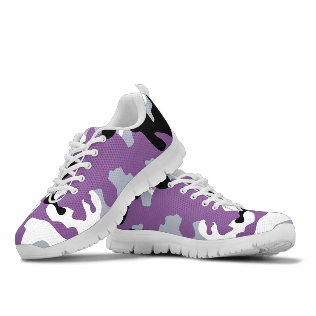 Knit Sneakers_Military Purple_Camo