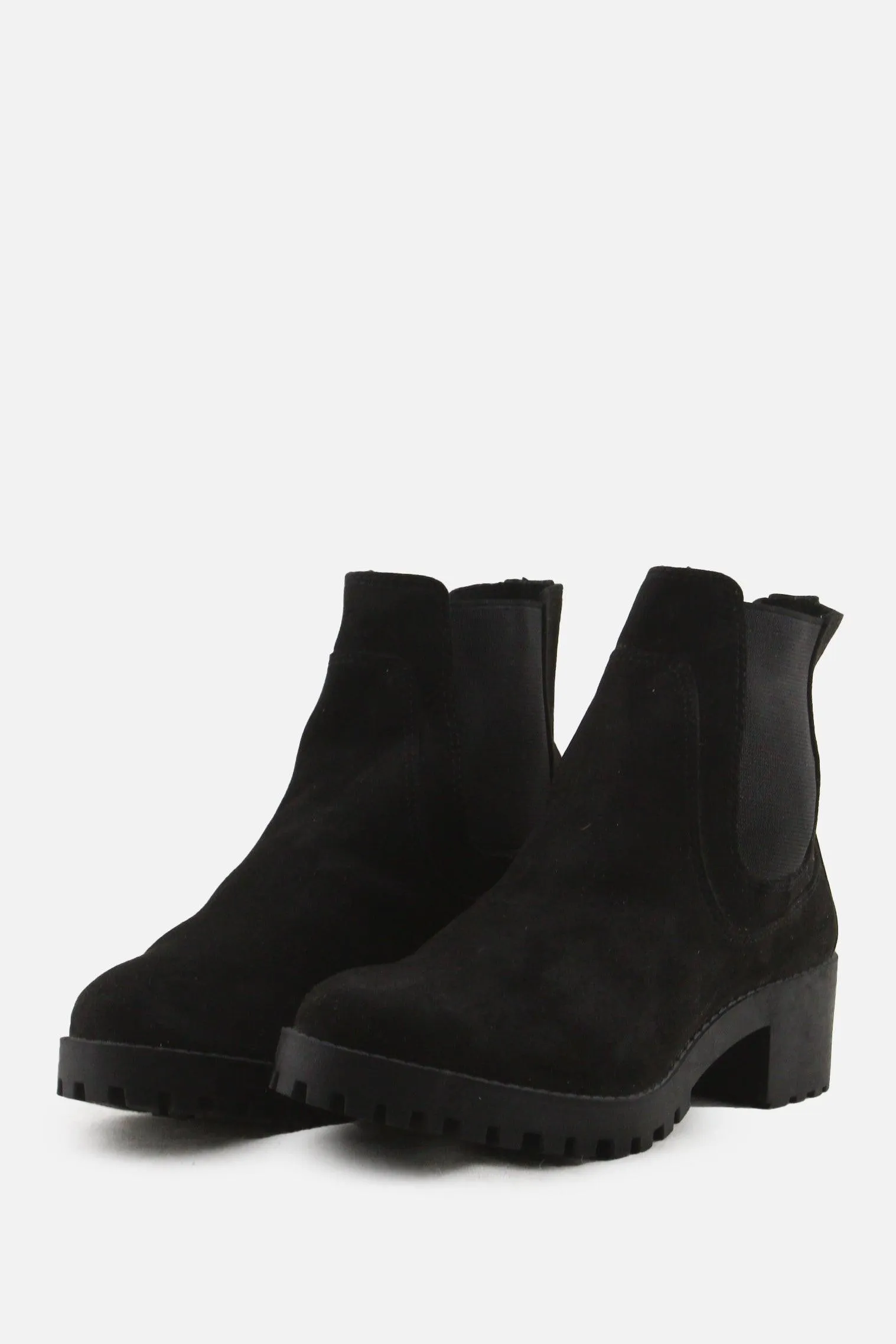 Lefties Stretchable Chelsea Ankle Boots | Suede