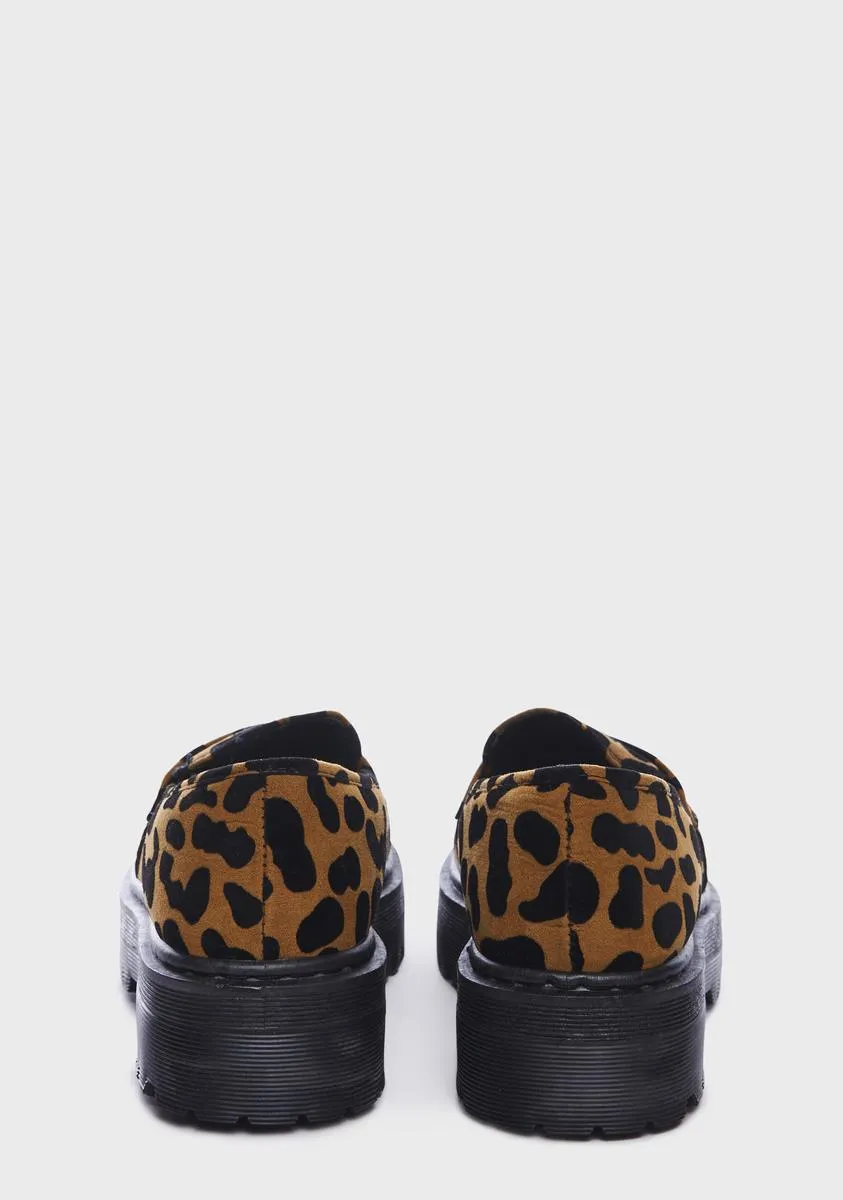 Leopard Best To Do It Platform Loafers