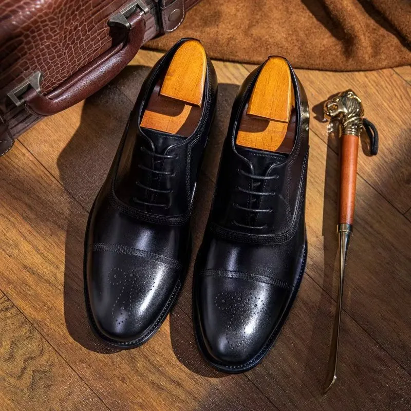 Luxury Leather Elegance Oxford Dress Shoes