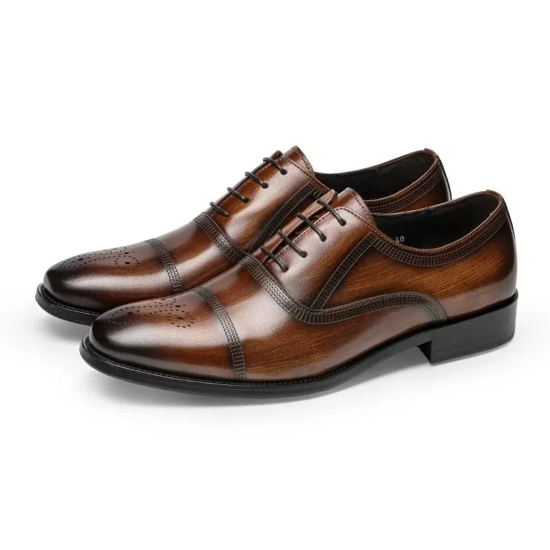 Luxury Leather Elegance Oxford Dress Shoes