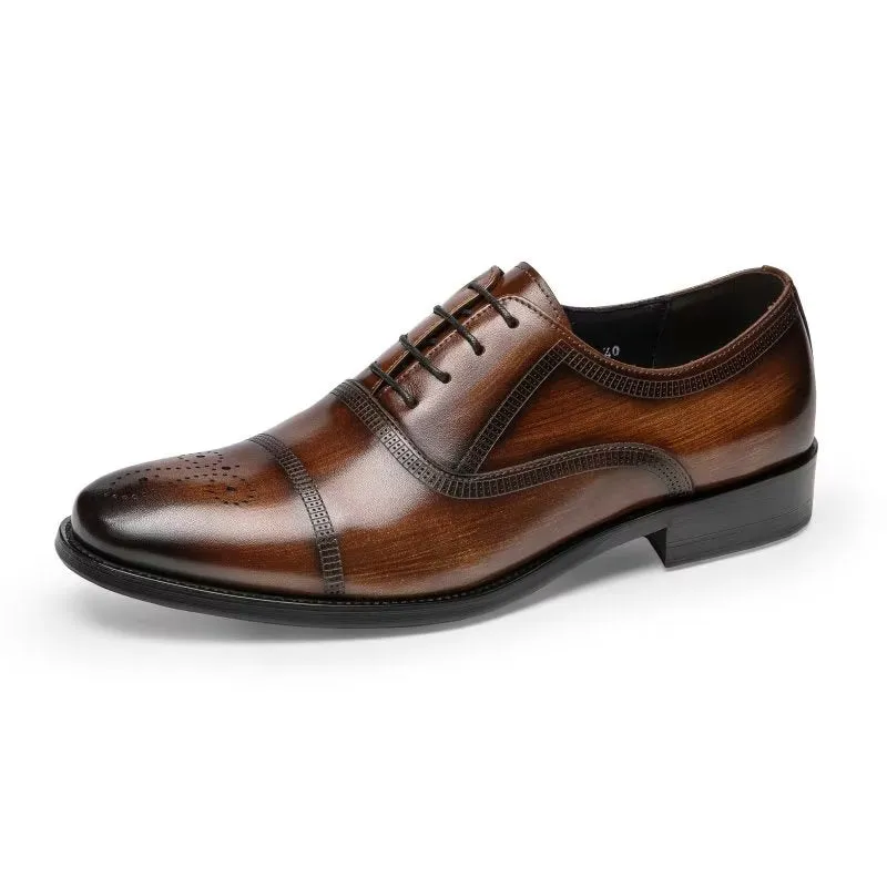 Luxury Leather Elegance Oxford Dress Shoes