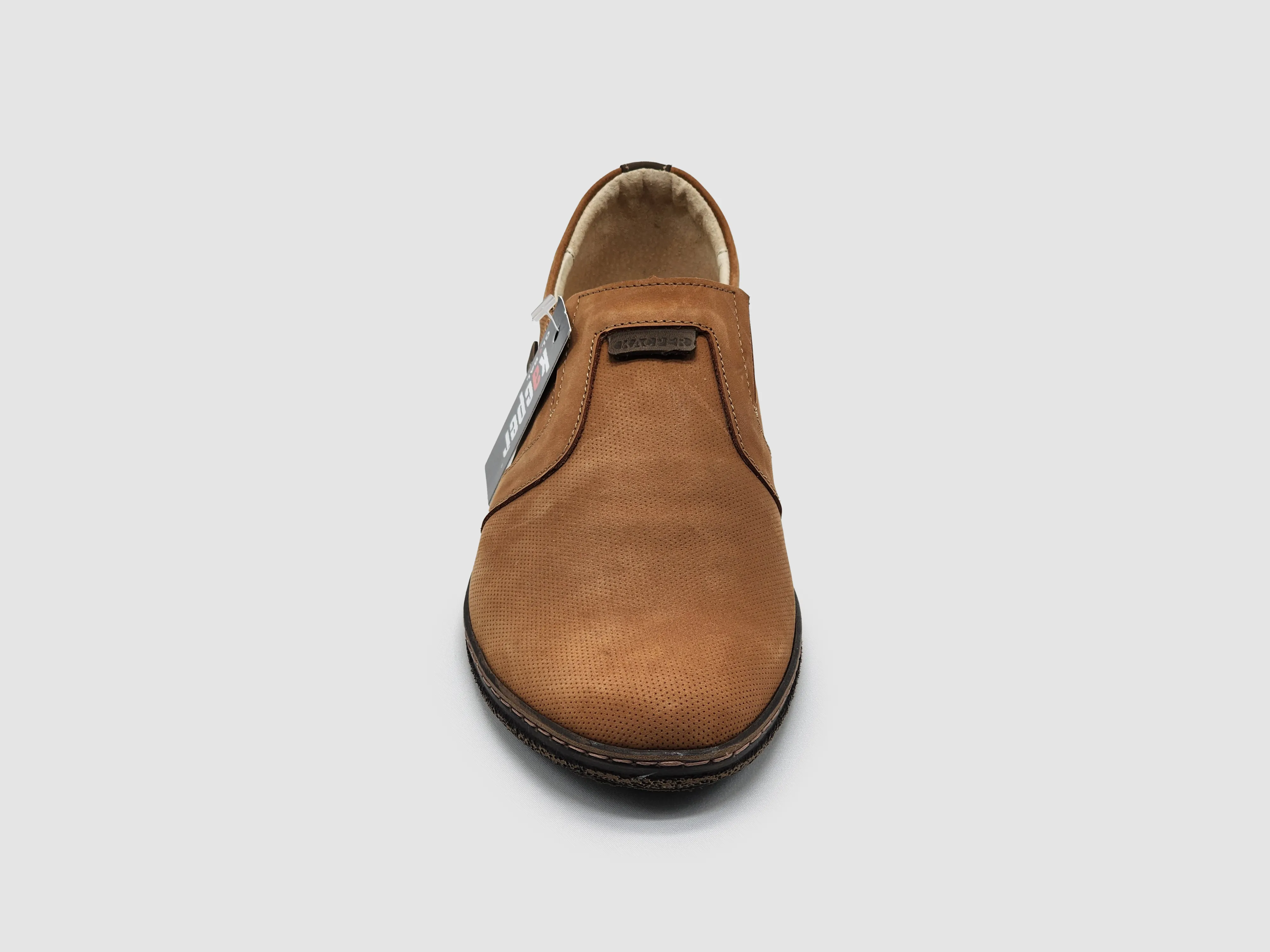 Men's Essential Leather Loafers - Light Brown