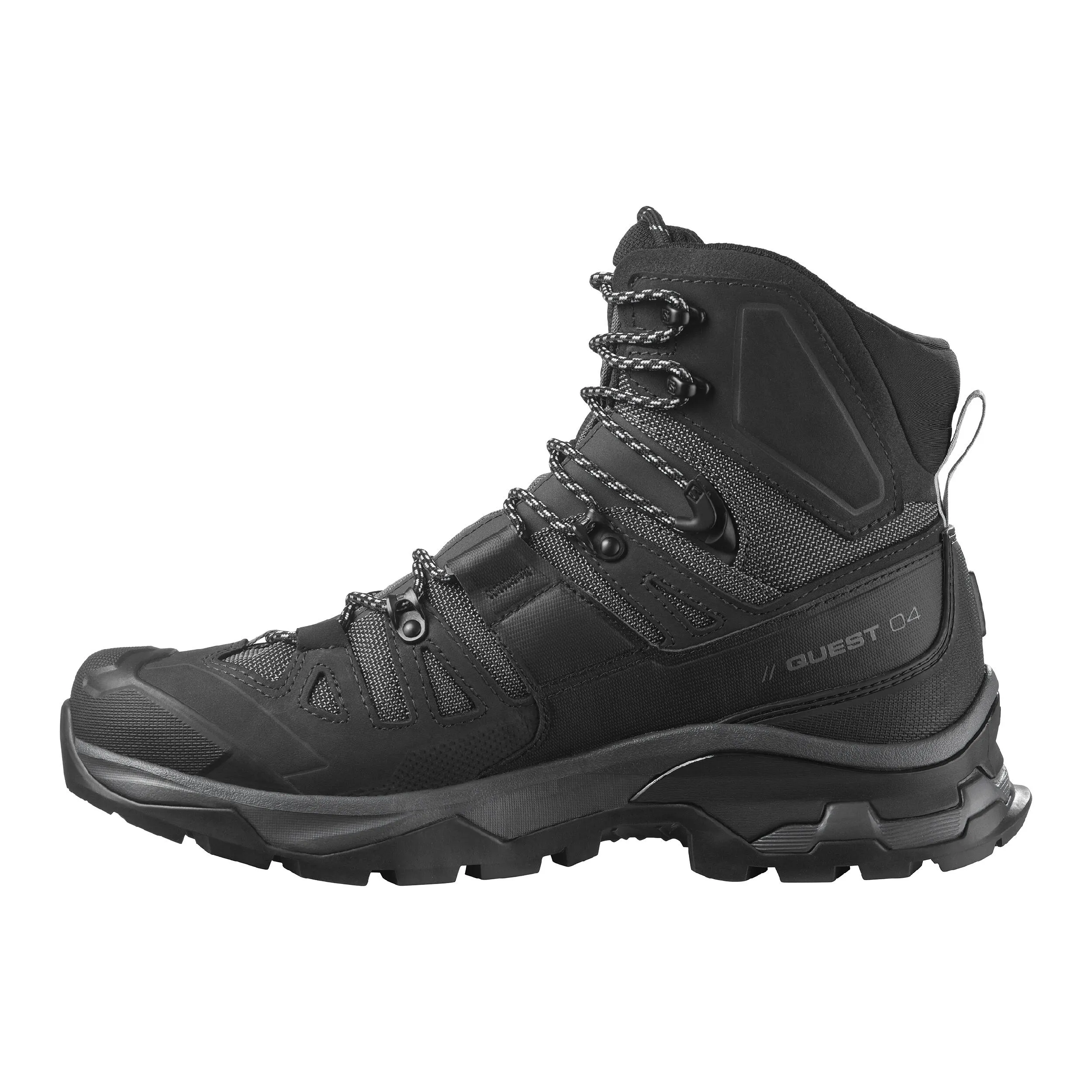 Men's trekking sneakers Salomon Quest 4 GTX waterproof, black/dark gray