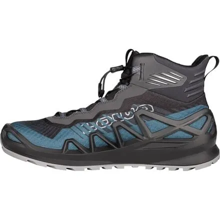 Merger GTX Mid Trail Men's Lowa Running Shoe, Steel Blue/Anthracite