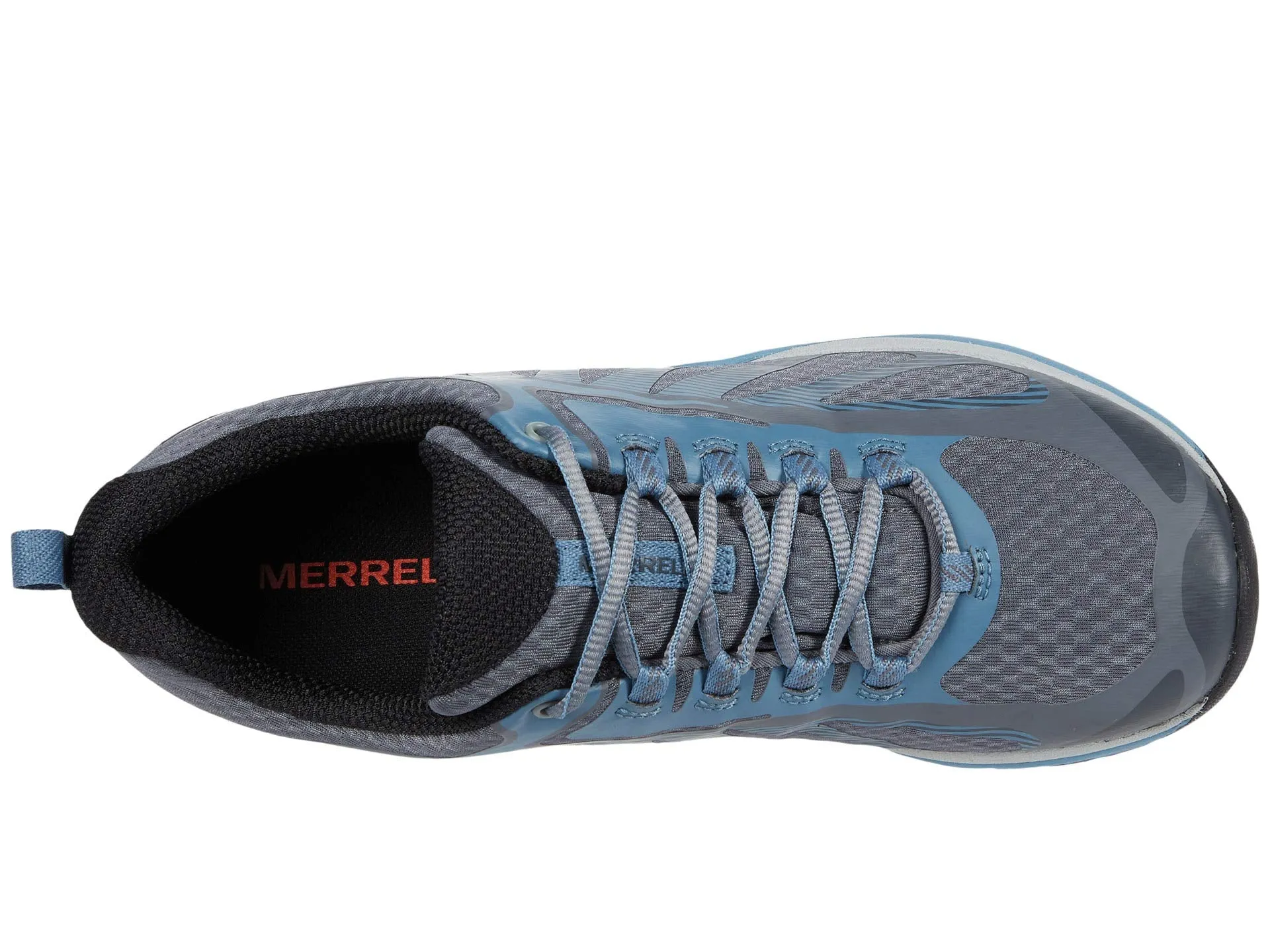 Merrell Siren Edge 3 Waterproof Hiking Shoes, Blue/Grey