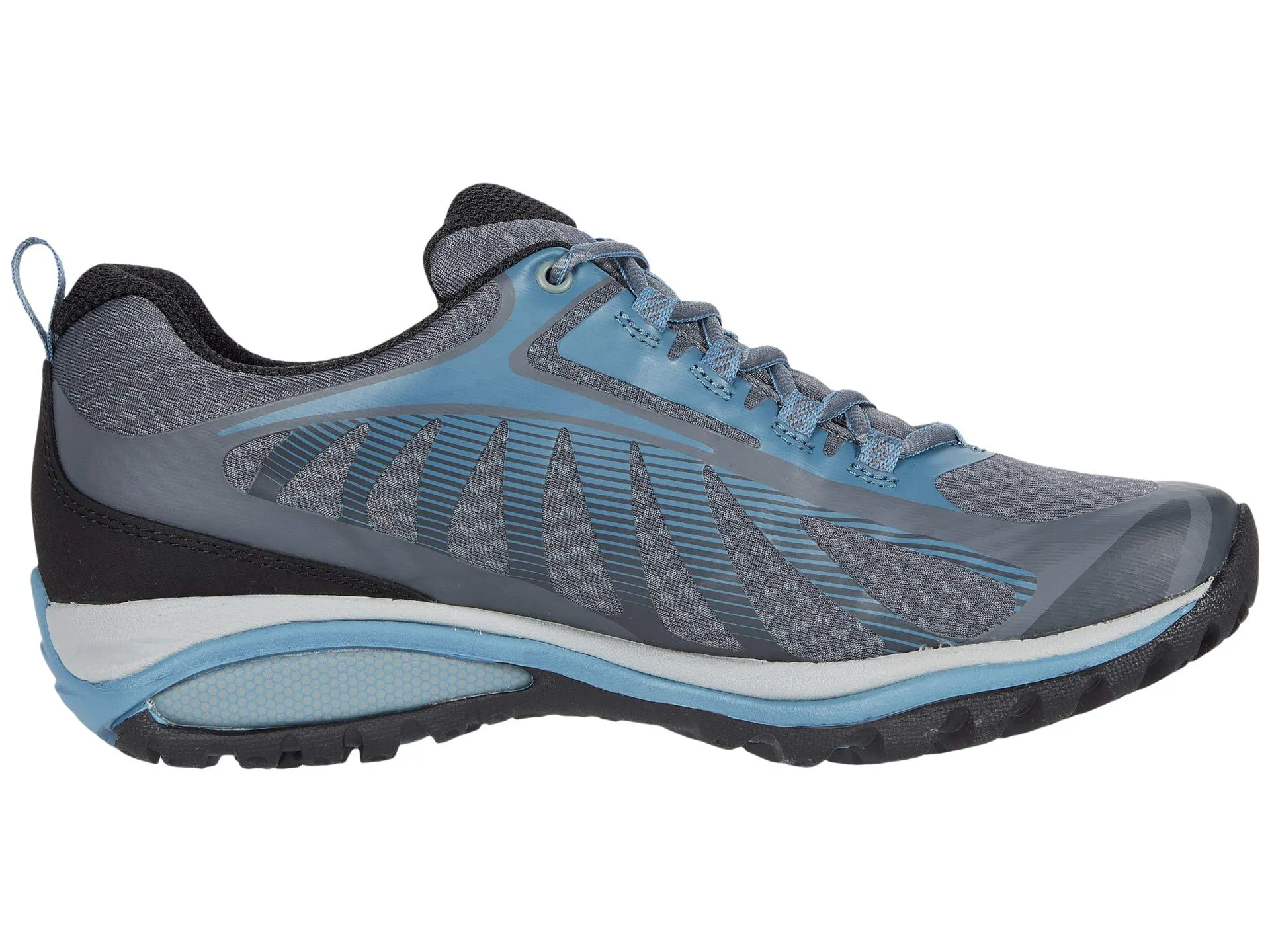 Merrell Siren Edge 3 Waterproof Hiking Shoes, Blue/Grey