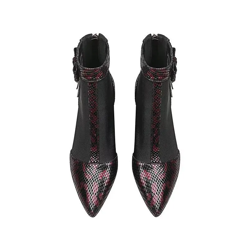 MeshPoint ExoticLux Heeled Boots