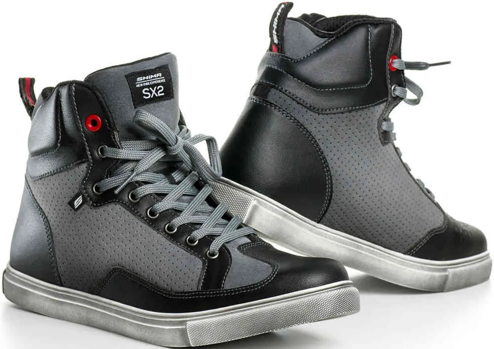 Motorcycle shoes SX-2 SHIMA, black/gray