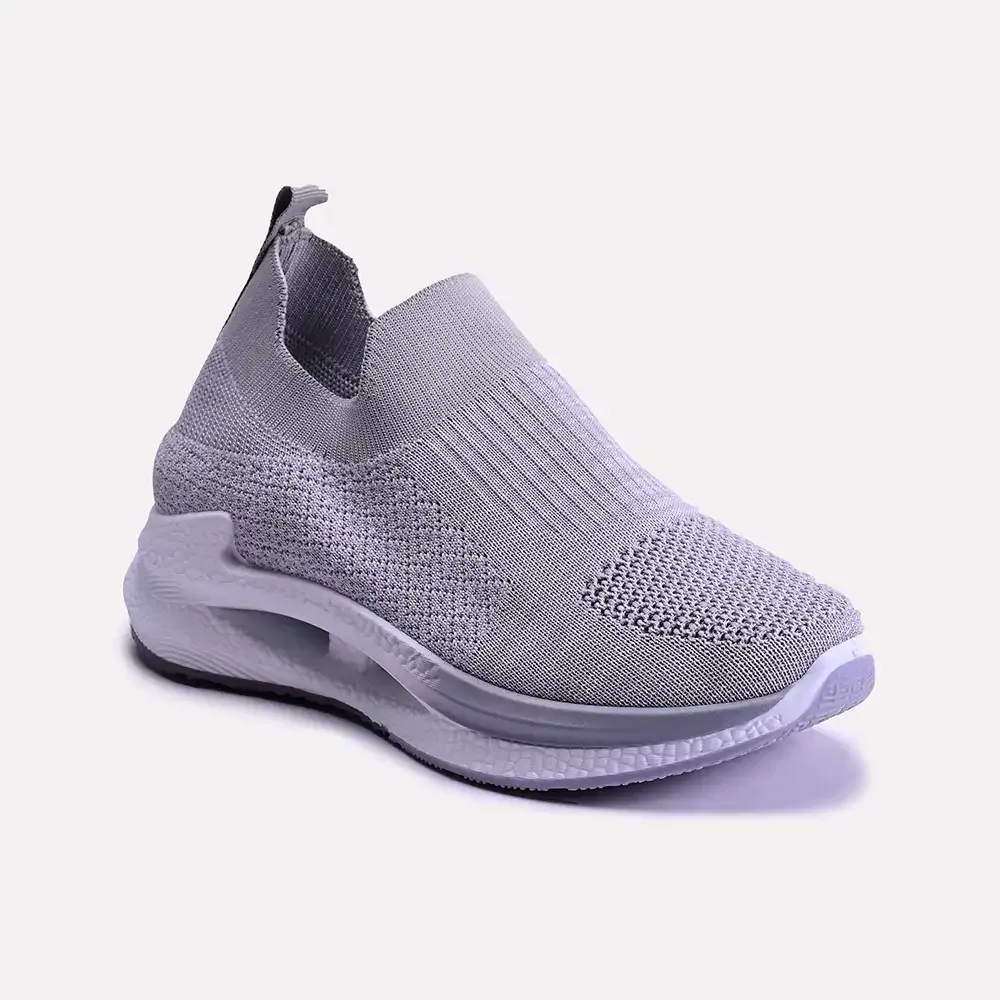 Nicole Gray Slip On Sneakers 0440687