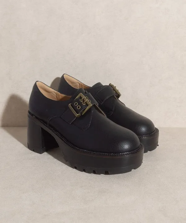 Oasis Society Sarah - Buckled Platform Loafers