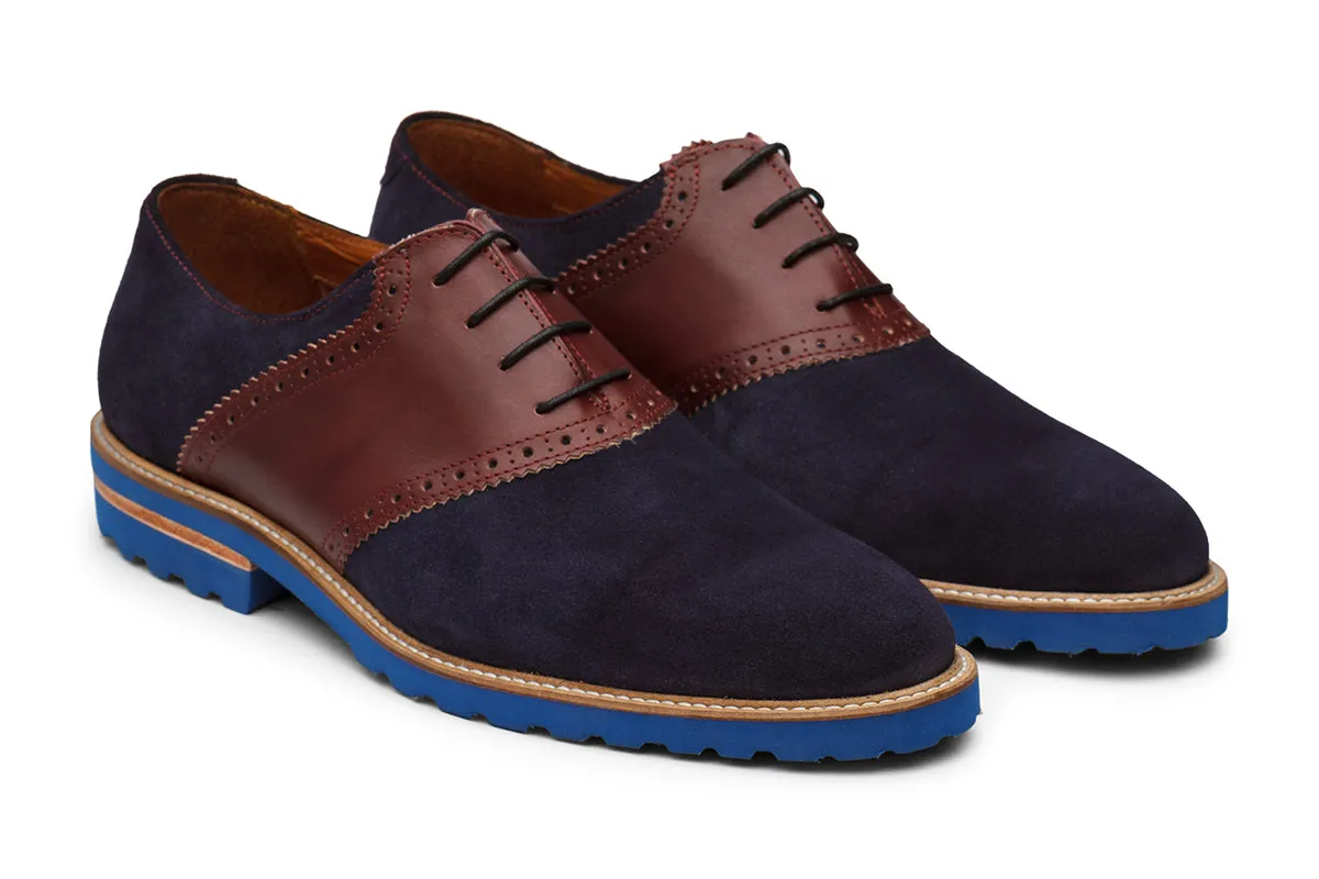 Saddle Oxford With  brogue punch–NBU