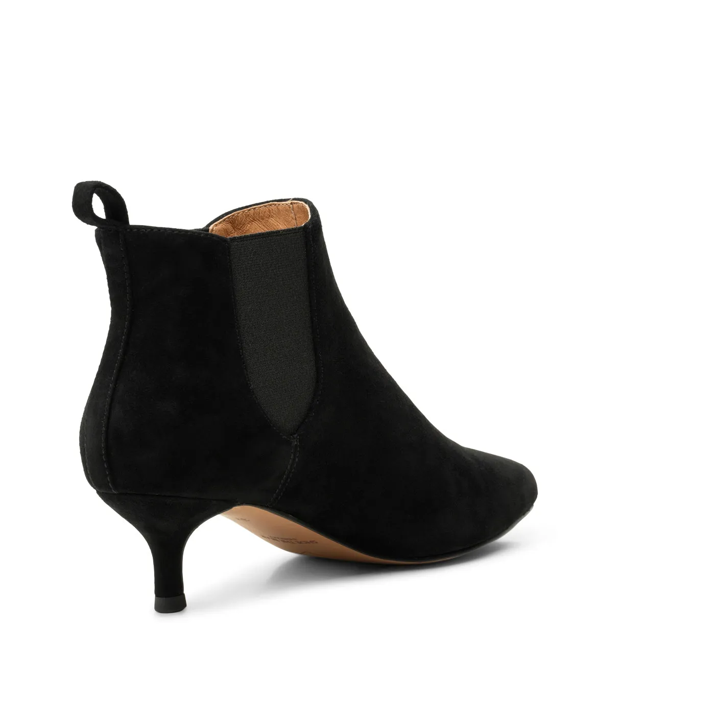 Saga chelsea boot suede - BLACK