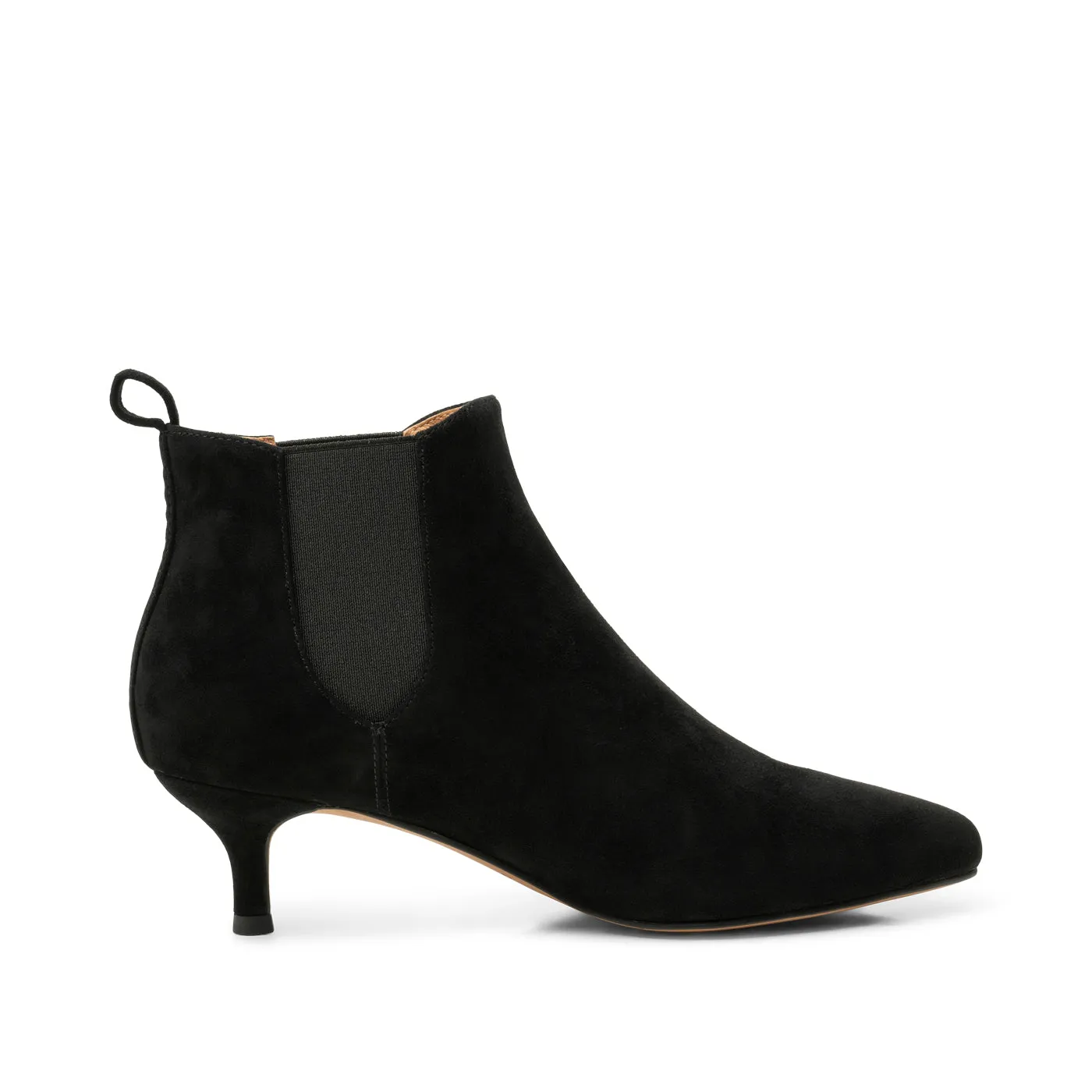 Saga chelsea boot suede - BLACK