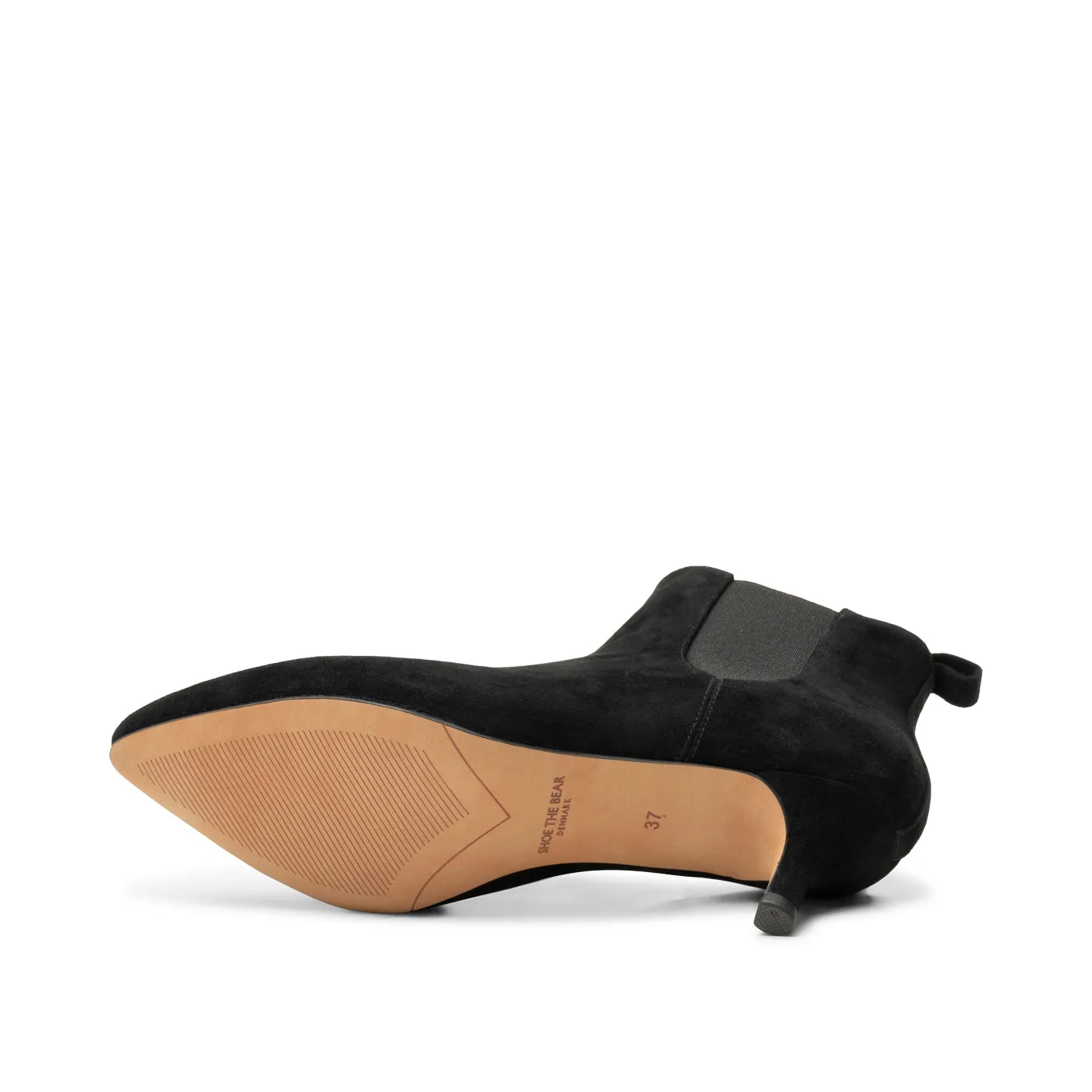 Saga chelsea boot suede - BLACK