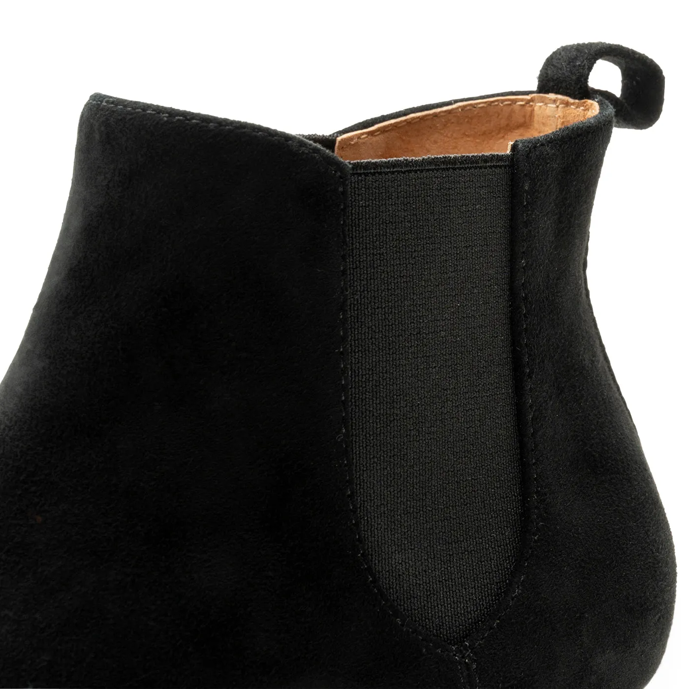 Saga chelsea boot suede - BLACK