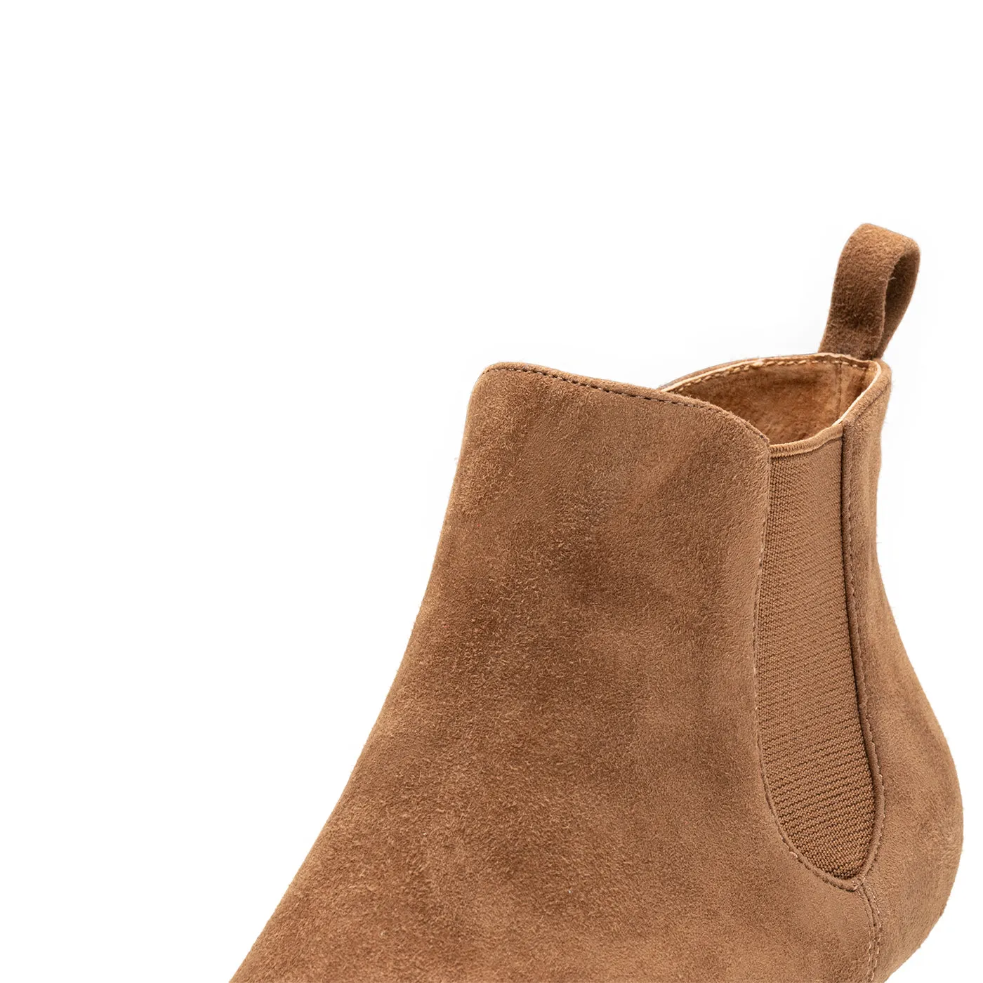 Saga chelsea boot suede - TAN