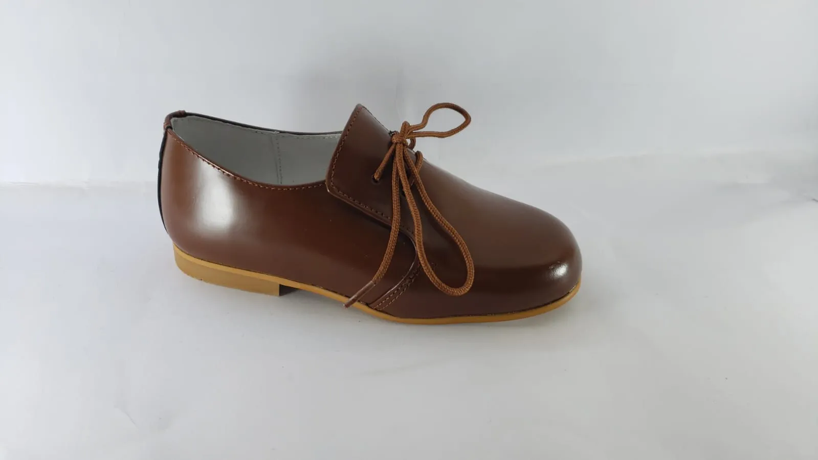 Shawn & Jeffery Cuero Tan Leather Loafer Smoking Shoe