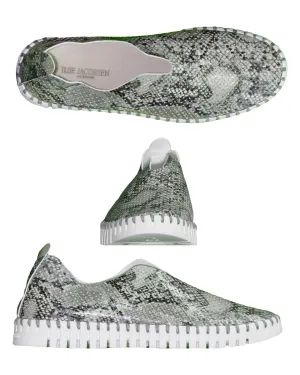 Tulip Snake Print Slip-On Sneakers