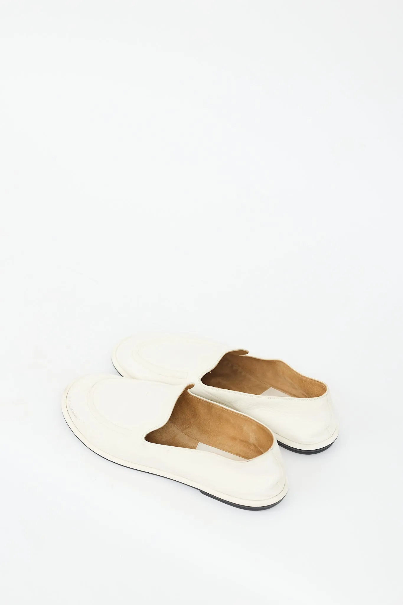 White Leather Canal Loafer