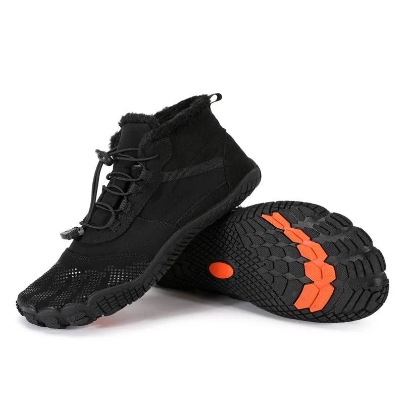 Winter Outdoors Sports Cycling Fleece-lined Thickened Non-slip Waterproof Hiking Shoes