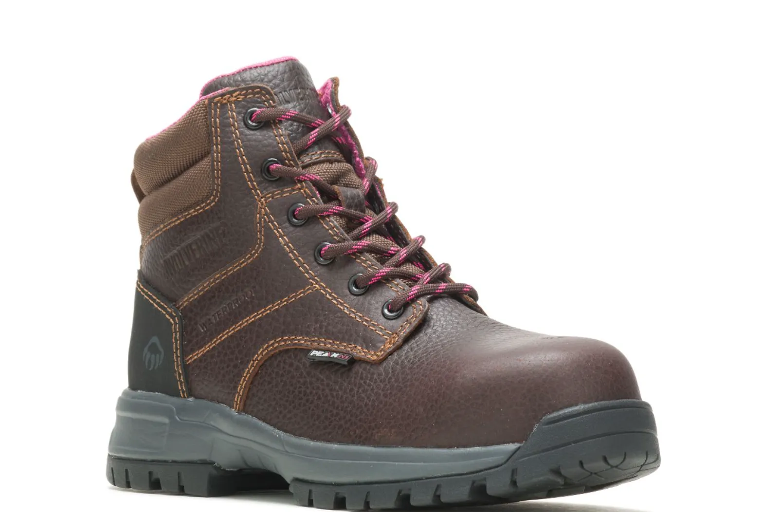 WOLVERINE WOMEN'S PIPER WATERPROOF COMPOSITE TOE 6" WORK BOOT- W10180