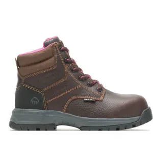 WOLVERINE WOMEN'S PIPER WATERPROOF COMPOSITE TOE 6" WORK BOOT- W10180